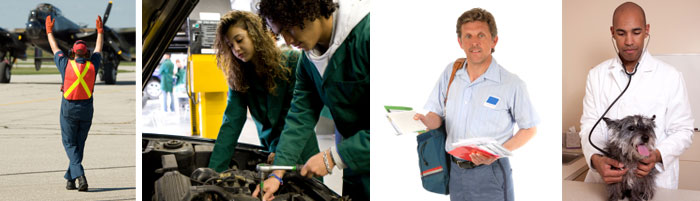 People working behind the scenes