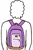 icon of backpack