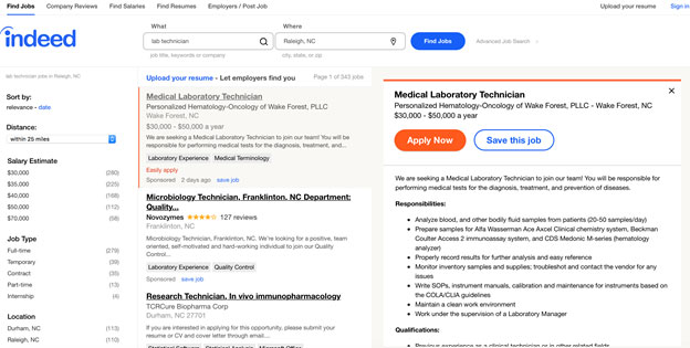 Internet Job Description