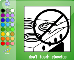 Don't Touch Stovetop